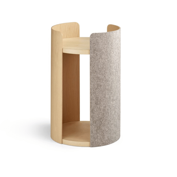 Modern Torre Cat Scratching Post With Cushion- Natural - Image 3